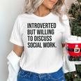 Introverted Caseworker Social Work Introvert Unisex T-Shirt Introverted Caseworker Social Work Introvert Unisex T-Shirt