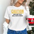 Introverted Does Not Play Well Competitive Athletic Unisex T-Shirt Introverted Does Not Play Well Competitive Athletic Unisex T-Shirt