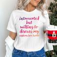 Introverted Willing To Discuss Eastern Box Turtle Introvert Unisex T-Shirt Introverted Willing To Discuss Eastern Box Turtle Introvert Unisex T-Shirt