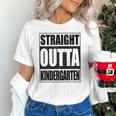 Kids Straight Outta Kindergarten Shirt Boy Girl Graduation Unisex T-Shirt