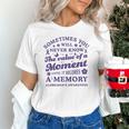 Know The Value Of A Moment Memory Alzheimer's Awareness Day Unisex T-Shirt Know The Value Of A Moment Memory Alzheimer's Awareness Day Unisex T-Shirt