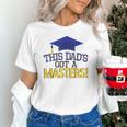 Masters Degree Proud Dad Graduation Shirt MBA Social Work Unisex T-Shirt