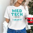 Med Tech Medical Technician Gag Lab Graduation Premium Unisex T-Shirt