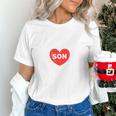 In Memory Of Son Con Customized Personalized Memorial Unisex T-Shirt In Memory Of Son Con Customized Personalized Memorial Unisex T-Shirt