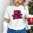 No Small Talk Zone – Introvert Quote Unisex T-Shirt