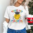Peace Out Preschool Graduation Last Day Teachers Boys Girls Unisex T-Shirt