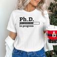 PhD In Progress Graduation Progress Bar Shirt Unisex T-Shirt