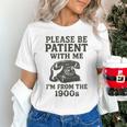 Please Be Patient With Me I'm From The 1900s Funny Premium Tri-Blend Unisex T-Shirt