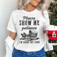 Please Show Me Patience I'm From The 1900s Vintage Horse Unisex T-Shirt