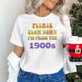 Please Slow Down I'm From The 1900s Retro Vintage 70 Premium Tri-Blend Unisex T-Shirt