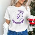 Purple In Memory Of My Friend Epilepsy Awareness Back Print Unisex T-Shirt Purple In Memory Of My Friend Epilepsy Awareness Back Print Unisex T-Shirt