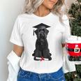 Russian Terrier Dog Graduation Cap Graduate Owner Grad Unisex T-Shirt