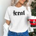 Sarcasm Women Introvert Wild Men Feral Unisex T-Shirt
