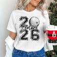 Senior 2026 Golf Player Heart Graduation Girls Teens Unisex T-Shirt
