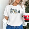 Senior Graduation Class Of 2024 Cute Senior 2024 Flowers Unisex T-Shirt