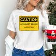 A Simple Yellow Warning Sign For Introvert Unisex T-Shirt