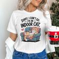 Sorry I Can’t Go I’m An Indoor Cat Couch Introvert Cat Unisex T-Shirt