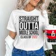 Straight Outta Middle School Graduation Shirt Class Of 2022 Unisex T-Shirt