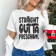 Straight Outta Preschool Graduation Cap Gown 2022 Cute Unisex T-Shirt