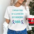 Suicide Prevention 988 Hotline In Memory Of Loved One Unisex T-Shirt