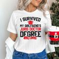 I Survived My Girlfriend's Juris Doctor Degree Graduation Unisex T-Shirt