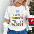 I Survived My Mom's Master's Degree Master Graduation Unisex T-Shirt