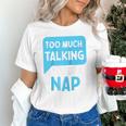 Too Much Talking I Need A Nap For Introverts Raglan Baseball Tee Unisex T-Shirt