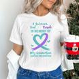 Teal Purple Memory Of Grandson Suicide Prevention Ribbon Unisex T-Shirt Teal Purple Memory Of Grandson Suicide Prevention Ribbon Unisex T-Shirt