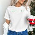USB Stick Heartbeat Line Memory Module Raglan Baseball Tee Unisex T-Shirt