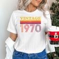 Vintage 1970 Retro Style 70's Born Nostalgia Vibes Birthday Premium Tri-Blend Unisex T-Shirt