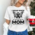 I Wear In Memory Of My Mom Butterfly Lung Cancer Unisex T-Shirt