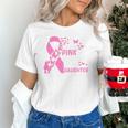 I Wear Pink In Memory Of My Daughter Breast Cancer Awareness Premium Unisex T-Shirt