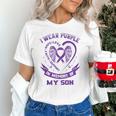 Wear Purple In Memory Of My Son Pancreatic Cancer Awareness Unisex T-Shirt Wear Purple In Memory Of My Son Pancreatic Cancer Awareness Unisex T-Shirt
