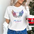 Wings In Memory Of Mom Dad In Heaven Guardian Angel Memorial Unisex T-Shirt Wings In Memory Of Mom Dad In Heaven Guardian Angel Memorial Unisex T-Shirt