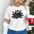 Yk2 Grunge Scary Cat With Tail Tomboy 90s Nostalgia Indie Premium Tri-Blend Unisex T-Shirt