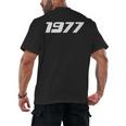 1977 Printed For 70's Birthdays Events Graduations T-Shirt Men's Back Print T-Shirt