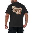 1988 Class Reunion Retro Class Of 88 High School Graduation Men's Back Print T-Shirt