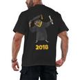 2018 Graduation Shirts Sloth Lovers For Women Teens Men's Back Print T-Shirt