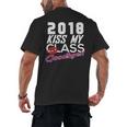 2018 Kiss My Class Goodbye Graduation Men's Back Print T-Shirt