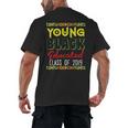 2019 African American High School Graduation SeniorShirt Men's Back Print T-Shirt