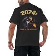 2024 Year Of The Introvert New Year Adventures Men's Back Print T-Shirt 2024 Year Of The Introvert New Year Adventures Men's Back Print T-Shirt
