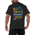 5th Grade Graduation 2025 Graphic – Class Of 2025 Theme Men's Back Print T-Shirt