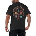 67 Days In The Books Reading Teacher 67th Day Of School Men's Back Print T-Shirt