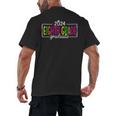 8th Grade Graduate 2024 Graduation Last Day Of School Men's Back Print T-Shirt