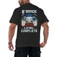 8th Grade Level Complete Graduation Class 2023 Gamer Boys Men's Back Print T-Shirt