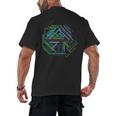 Accounting Major Shirt Graduation College CPA Word Cloud Men's Back Print T-Shirt