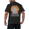 My Alone Time Is For Your Safety Coffee Lover Introvert Men's Back Print T-Shirt