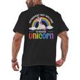 Anti Social Introvert Unicorn Lover Unicorns Men's Back Print T-Shirt Anti Social Introvert Unicorn Lover Unicorns Men's Back Print T-Shirt