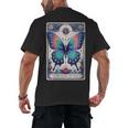 Antisocial Butterfly Introvert Distressed Men's Back Print T-Shirt