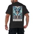 Antisocial Butterfly Tarot Card Introvert Women Stay Home Men's Back Print T-Shirt